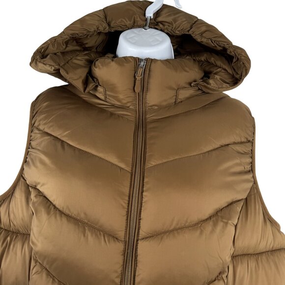 Charter Club Packable Puffer Vest Jacket 0X Hooded Zip Nylon NWT CJ-2038 - Picture 3 of 12